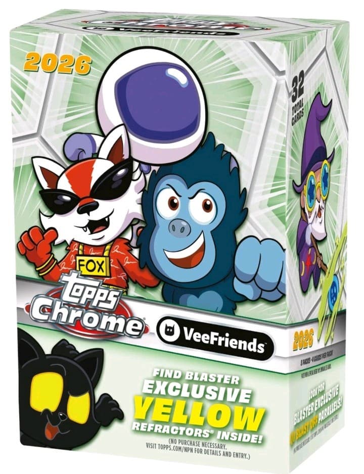 2026 TOPPS CHROME VEEFRIENDS VALUE BLASTER BOX