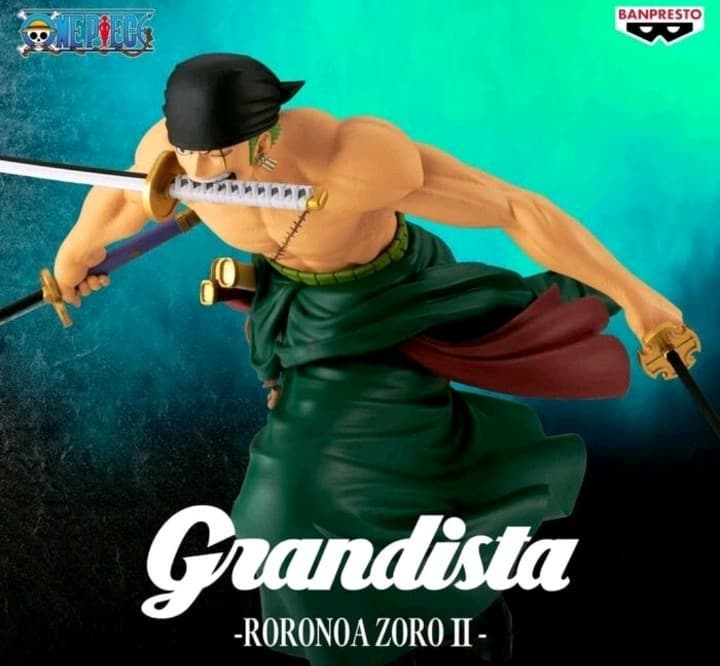 BANDAI Grandista One Piece Roronoa Zoro II Figure