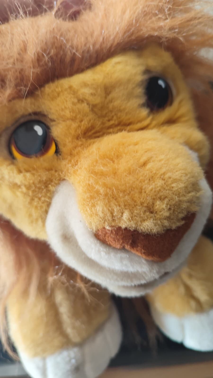 Disney The Lion King Simba Roaring 1993 Mattel Vintage Plush